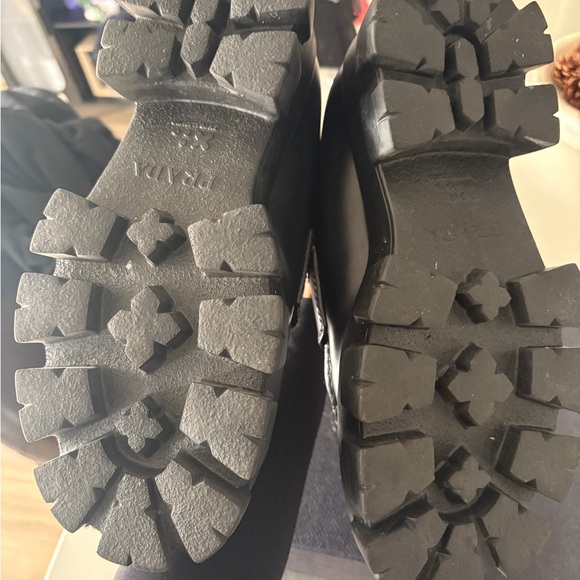 Prada Black Chunky Loafers - Picture 7 of 8